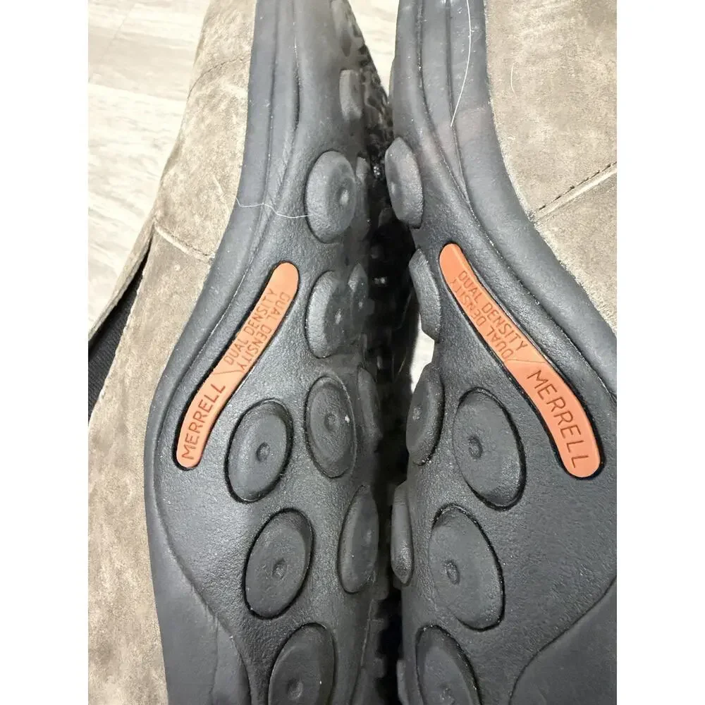 Merrell Jungle Moc Slip On Gunsmoke Seude Size 13 Wide Hiking Camping Outdoors